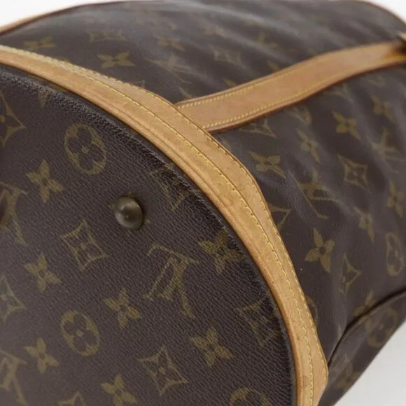 Authentic LOUIS VUITTON Monogram Bucket GM Shoulder Bag M42236 LV - Picture 8 of 16